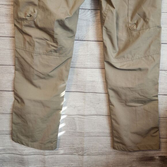 Tru-Spec Mens 32x32 Khaki Cargo Tactical Ripstop Utility Work Pants - Picture 9 of 13